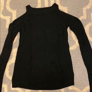 Black top with shoulder cut outs